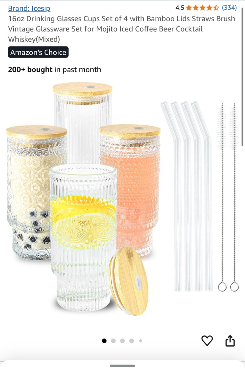 The best glasses for an ice coffee or an afternoon DC💖