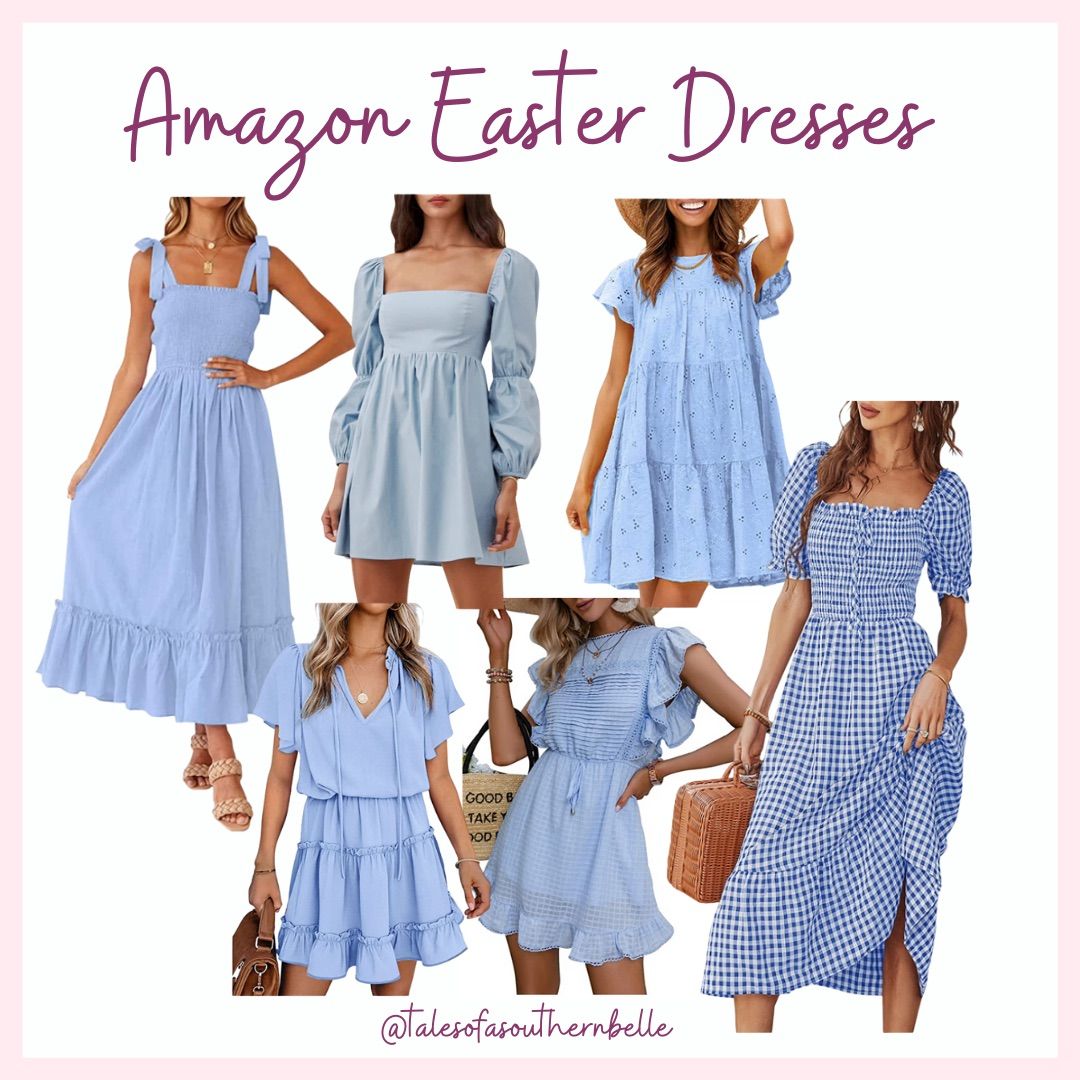 Blue Easter dresses // spring dress | Amazon (US)