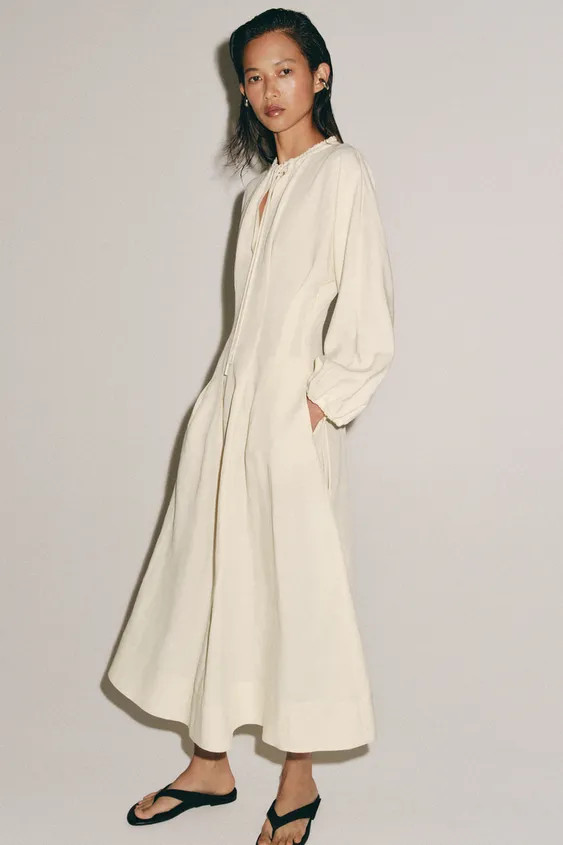 ZW COLLECTION FITTED WAIST DRESS | Zara UK