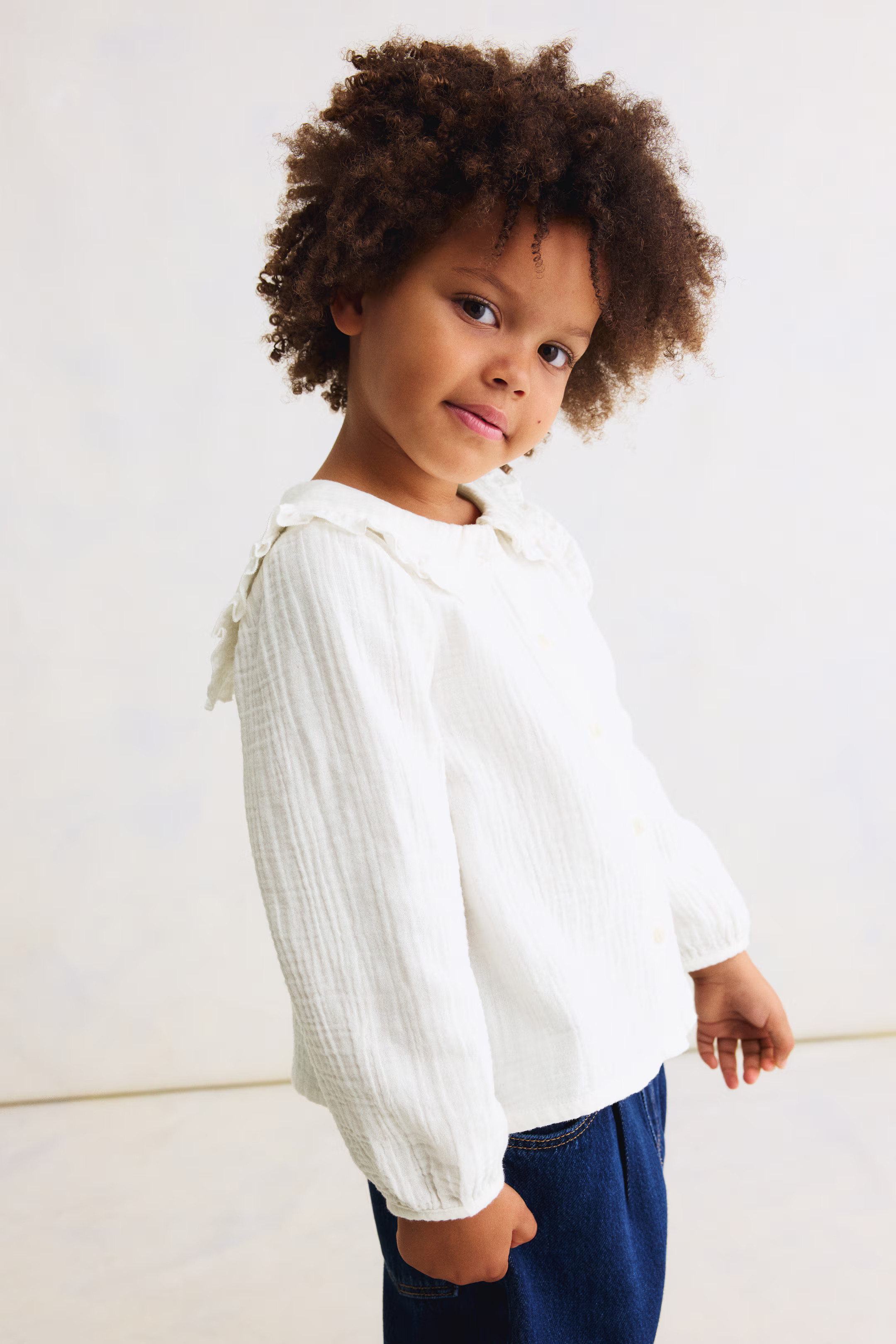 Cotton Muslin Blouse | H&M (US + CA)