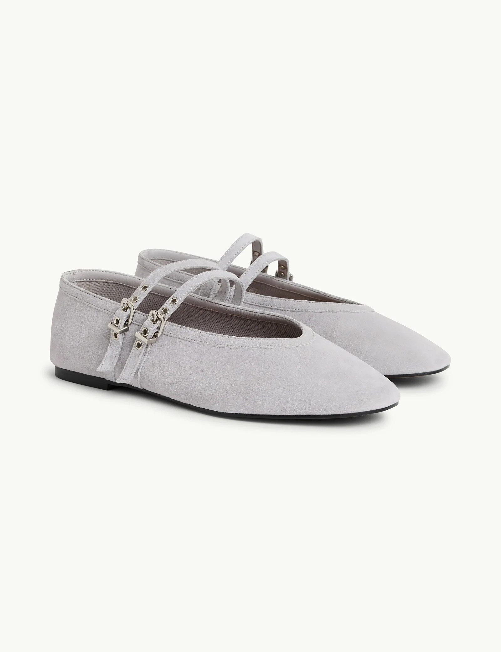 Light Blue Suede Ballet Flats | Nobody's Child