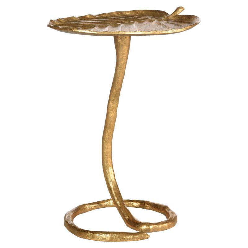 Mina Side Table, Gold | One Kings Lane