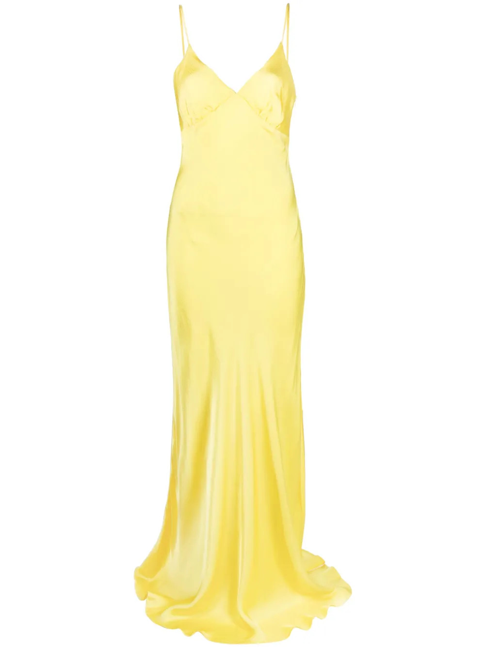 long sleeveless slip dress | Farfetch Global