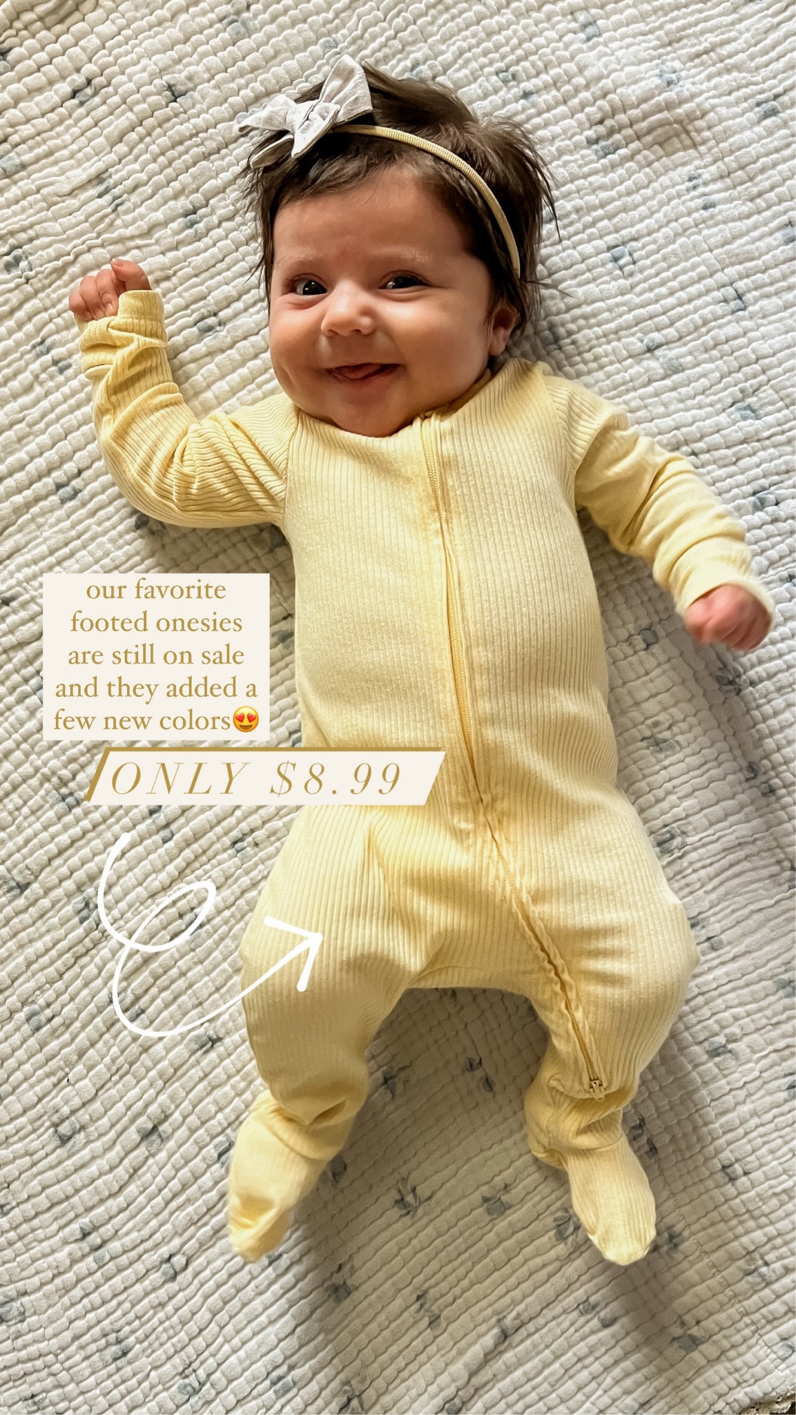 My favorite footie pajamas are still on sale! Obsessed with the new yellow and baby blue colors 😍😍😍 

#LTKbump #LTKbaby #LTKsalealert