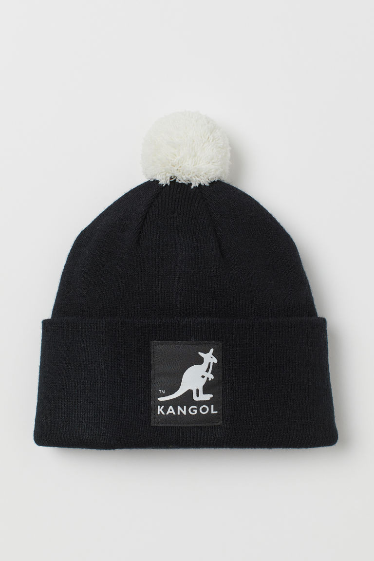 H & M - Pompom Hat - Black | H&M (US + CA)