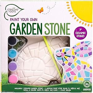 Creative Roots Paint Your Own Bunny Garden Stone, Craft Kits, Kids Crafts, Stepping Stones for Ki... | Amazon (US)