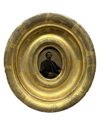 19thC Antique UNION CIVIL WAR Corporal OFFICER Old TINTYPE Soldier PHOTO & FRAME | eBay US