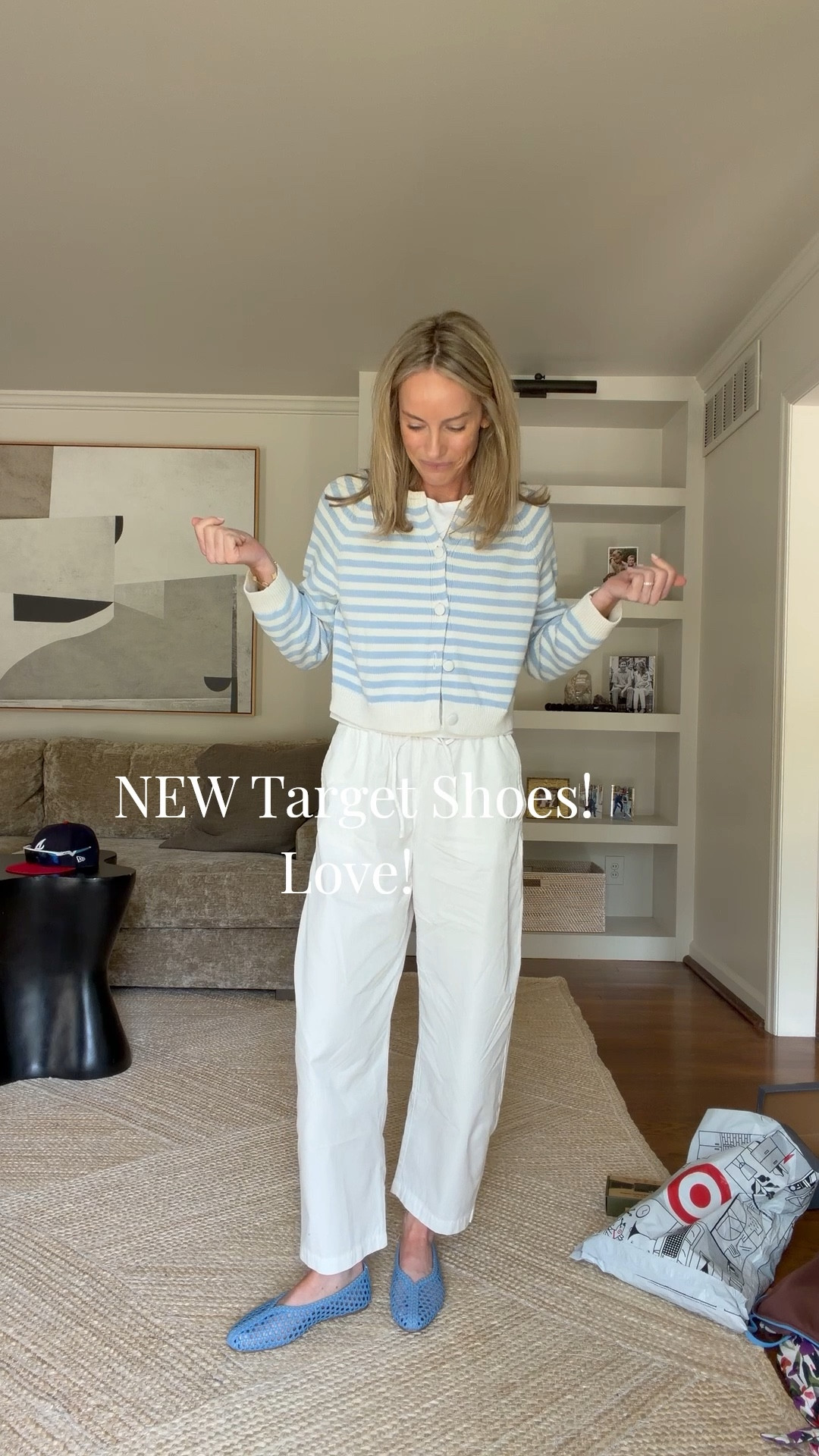 How adorable!! Size down if in between! Usually a 8.5/9 and wearing an 8! 