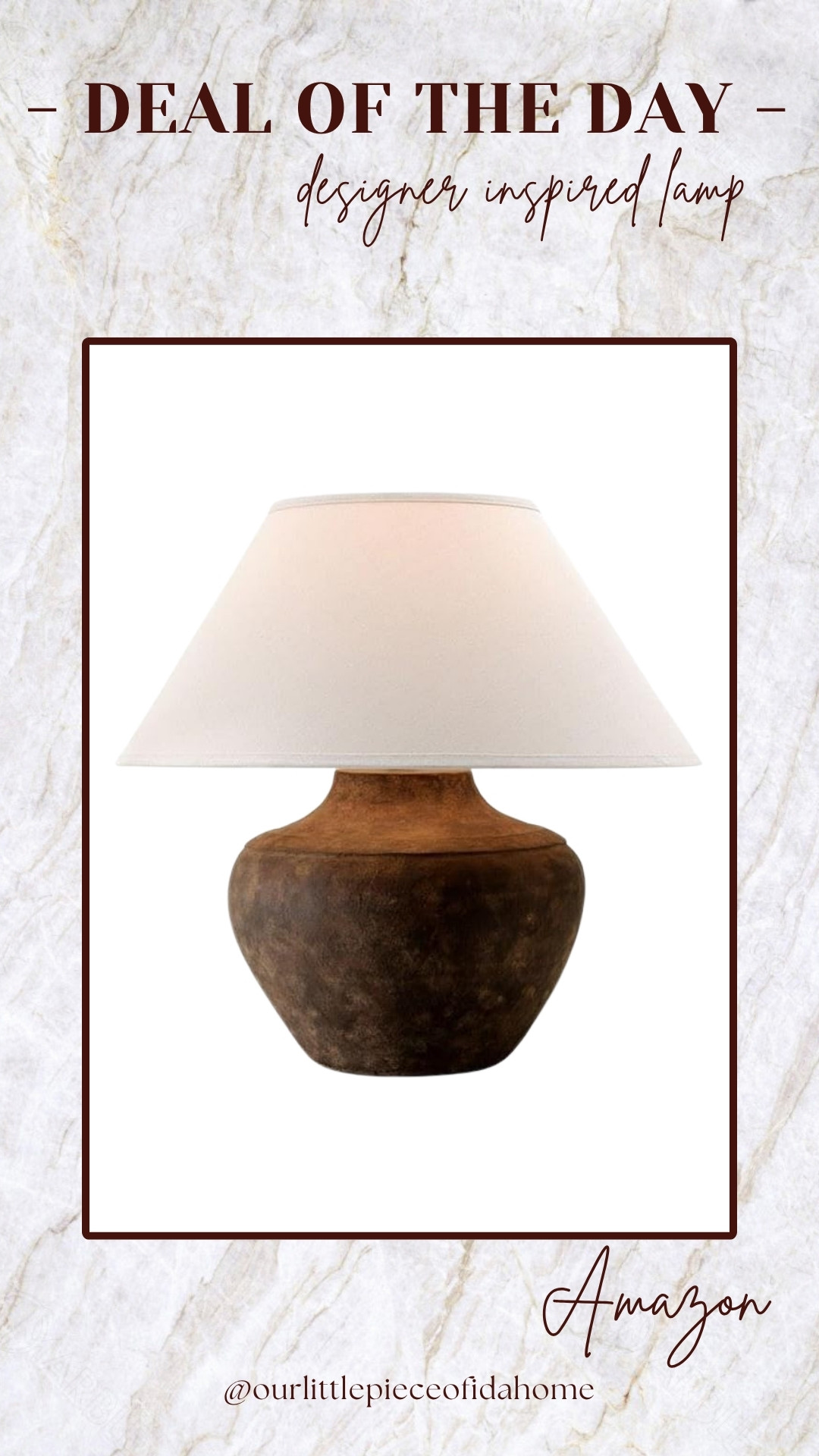I’ve been drawn to this table lamp for its warm, sculptural base and soft shade that gives off a really cozy glow. It’s the kind of piece that adds depth and texture to a space without needing anything extra.

I like using lamps like this to ground a room and bring in that layered, finished feel. Sharing the one I found here if you’re looking for a simple, designer-inspired table lamp with a warm, neutral look.
@Amazon 

 #LTKU #LTKHome #LTKSaleAlert