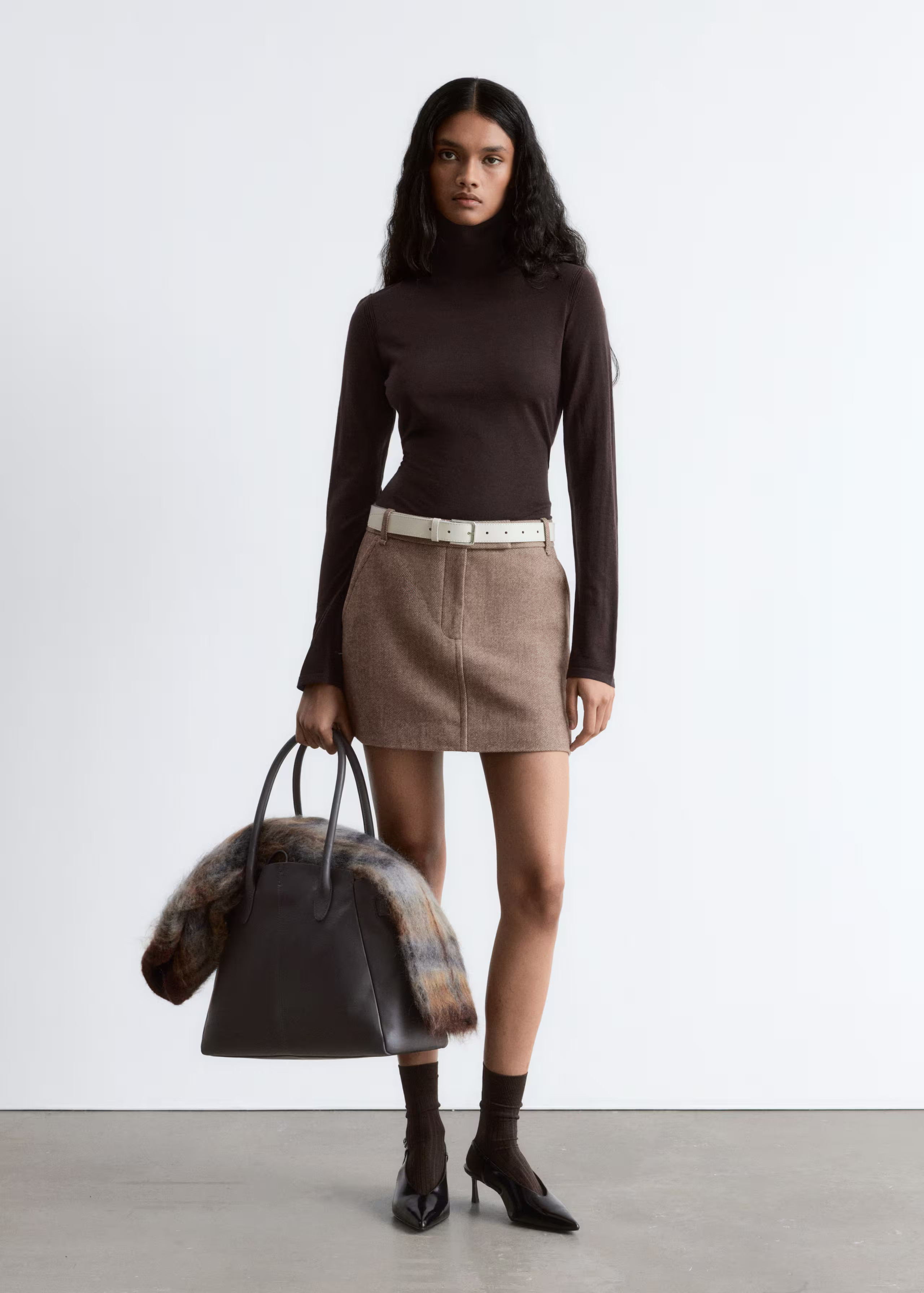 Rollkragenpullover aus fein gestrickter Wolle | & Other Stories EU