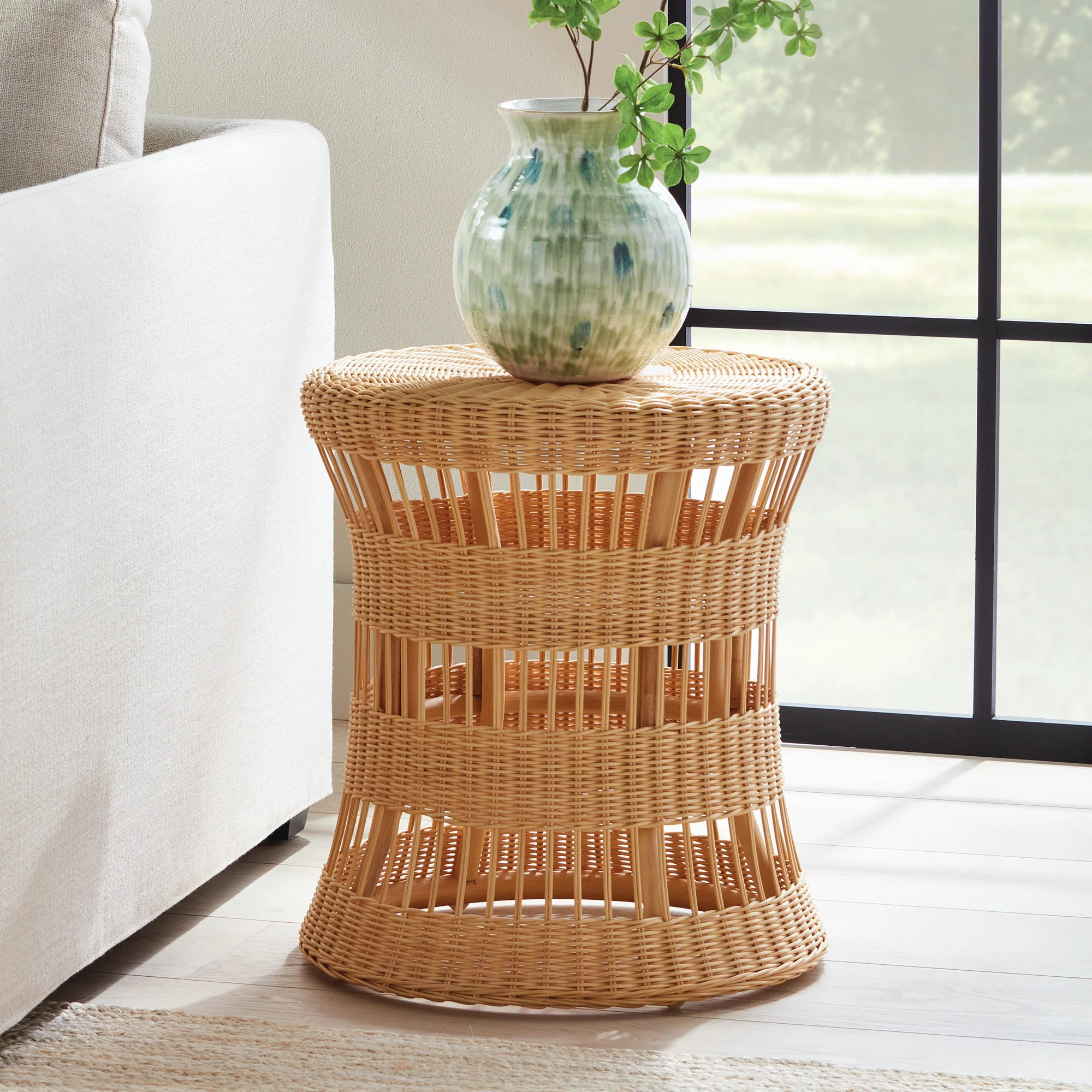 Ashley Rattan Side Table | Gorgeous Living