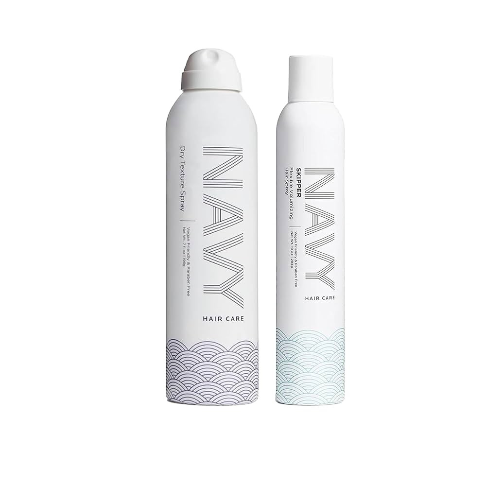 NAVY HAIR CARE Hair Thickening Set | Dry Texture Spray + Flexible Volumizing Spray | Light Hold w... | Amazon (US)
