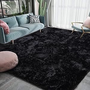 HOMORE Luxury Fluffy Area Rug Modern Shag Rugs for Bedroom Living Room, Super Soft and Comfy Carp... | Amazon (US)