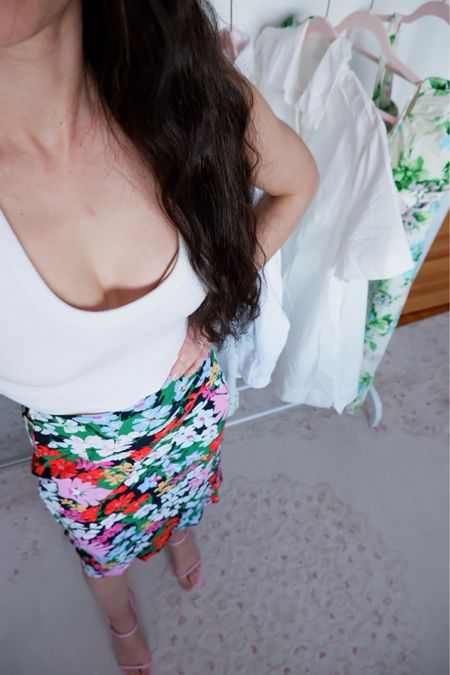 Hawaii outfit 
Vacation outfit , floral skirt , white tank top 


#LTKtravel #LTKfindsunder50 #LTKstyletip