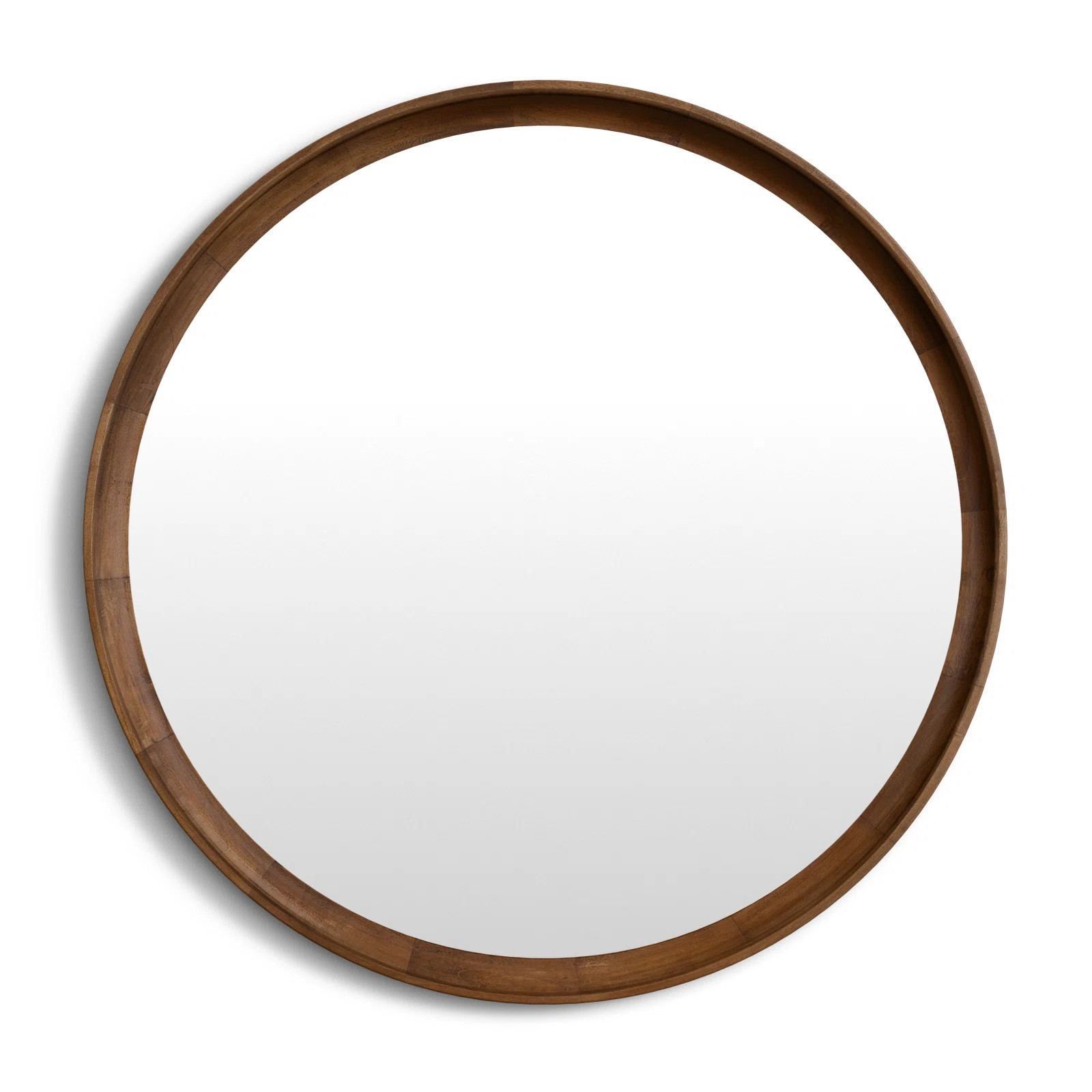 Zoie Wood Flat Wall Mirror | Wayfair North America
