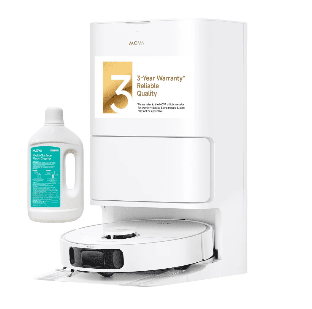 MOVA P10 Ultra Robot Vacuum and Mop with Cleaning Solution,8300Pa Suction,Hot Water Auto Washing&... | Walmart (US)