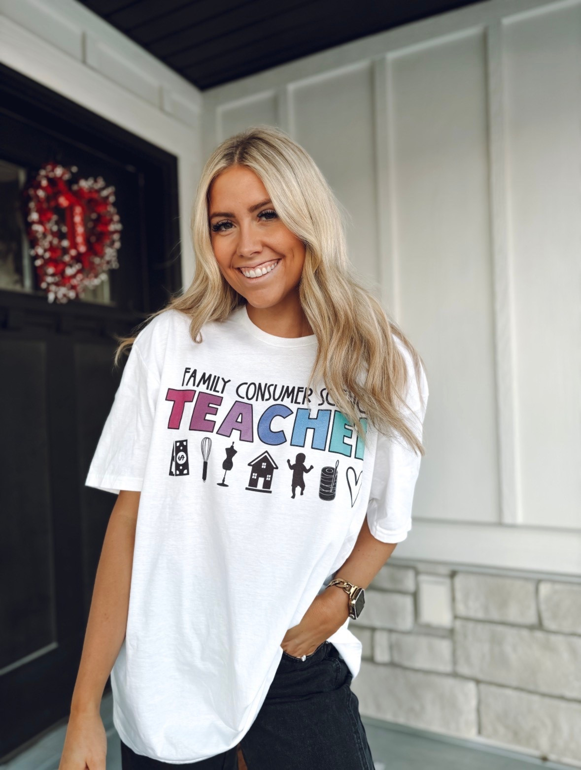 family consumer sciences teacher tee! I sized up for an oversized fit 

| FCS Teacher | teacher tees
