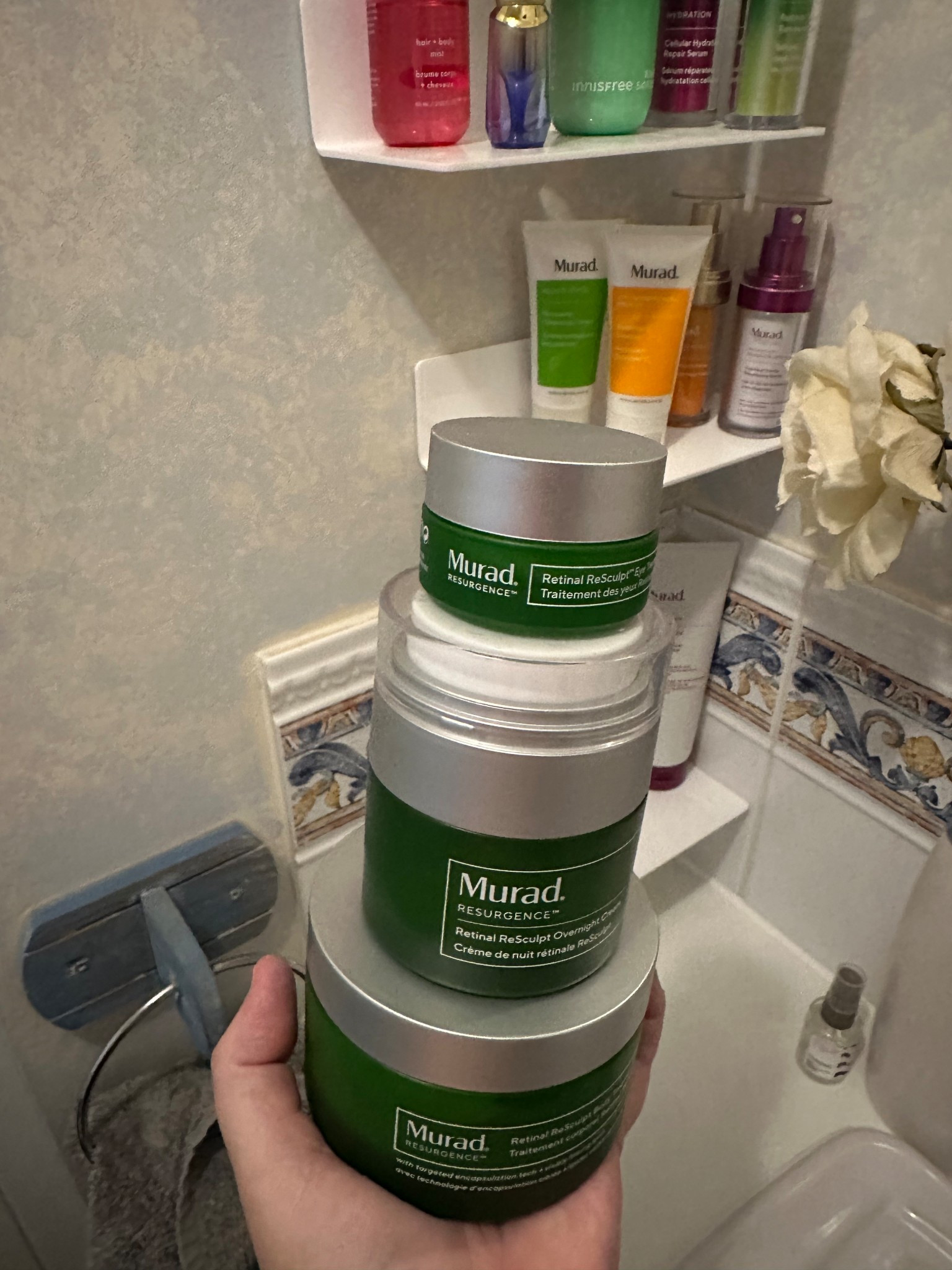 Murad skincare Retinal Resculpt body treatment, overnight cream, eye treatmentt

.. love these soo much, kindly gifted by brand

#beauty #muradskincare #retinal



#LTKbeauty #LTKluxury #LTKtravel