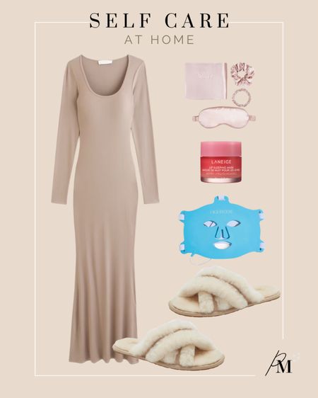 long sleeve maxi dress (great skims dupe)
ugg slippers
red light therapy face mask
lip mask 

self care items for home 

#LTKhome #LTKbeauty #LTKSeasonal