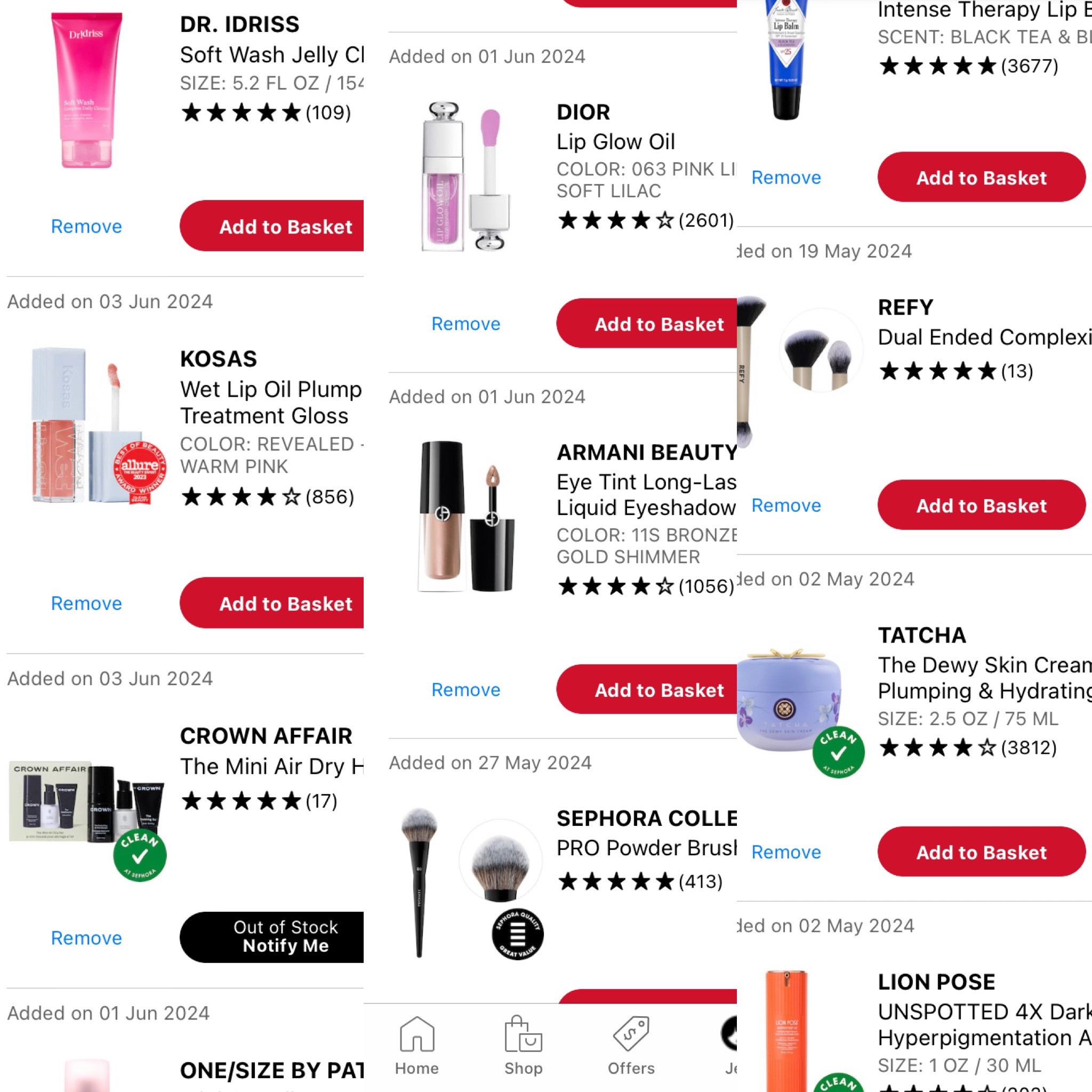 Current Sephora Buy List 

Repurchases = Tatcha Dewy Skin Cream + Lion Pose Serum + Jack Black Lip SPF

#LTKFindsUnder50 #LTKGiftGuide #LTKItBag