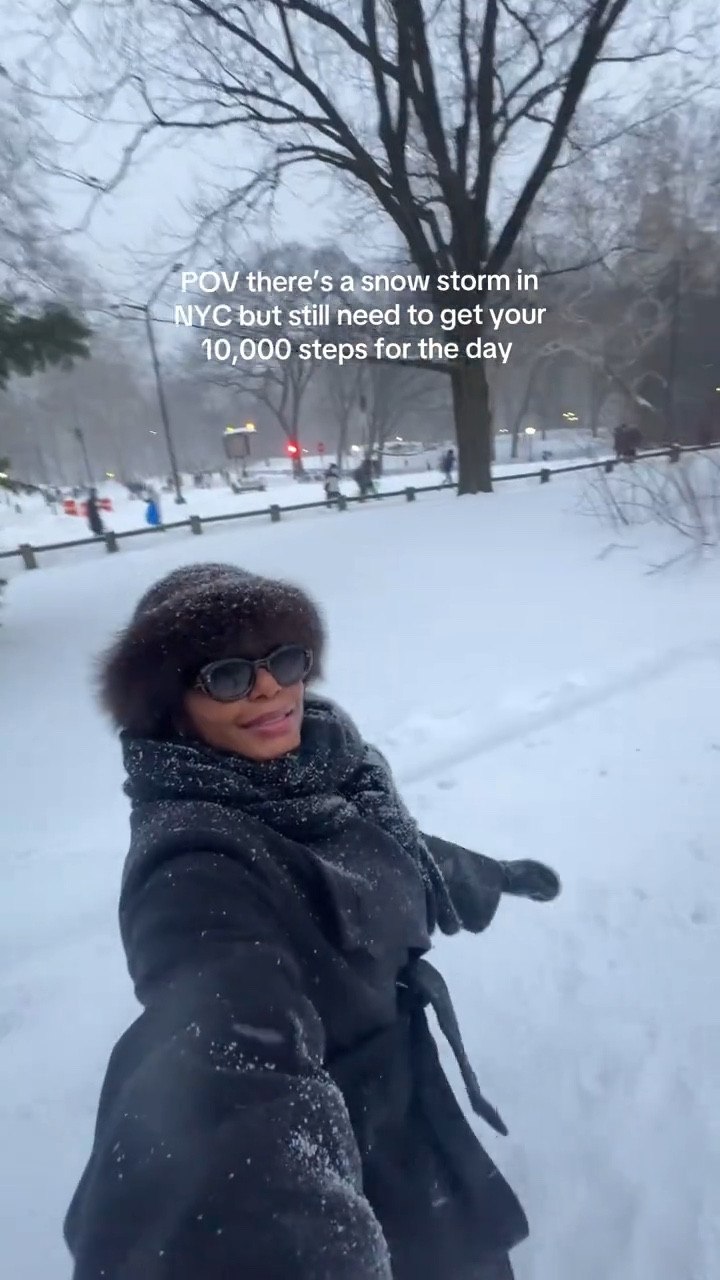 Getting my 10k steps in even during the snowstorm in nyc! So chilly but my winter outfit kept me warm and toasty. Wearing a black wool coat, black knit scarf, fur hat, Uniqlo heat tech - linking this snow day outfit below! … For more links to tabitha stretch belt, women’s airy sleek deep zip pullover sweatshirt, swiftly tech long-sleeve shirt, satchel bags, calf hair shoes, nighttime routine, winter denim, toasty blush, date night outfits, valentines outfit women, follow me on LTK! ✨


#LTKdayinmylife #LTKSeasonal #LTKfitnessgoals