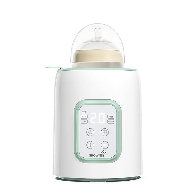 GROWNSY Baby Bottle Warmer, 8-in-1 Fast Baby Milk Warmer with Timer for Breastmilk or Formula, Ac... | Amazon (US)