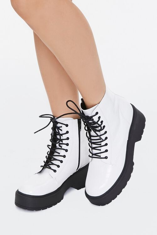 Faux Leather Ankle Boots | Forever 21 (US)