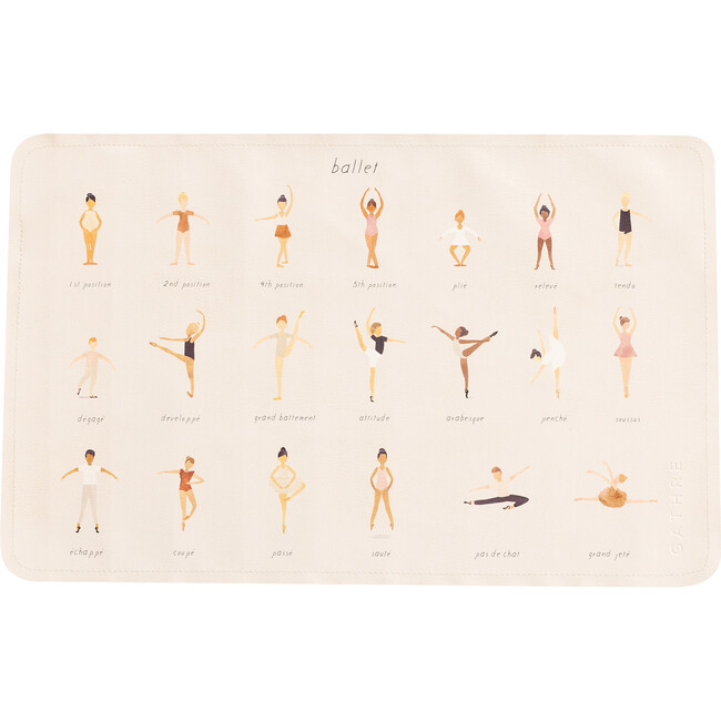 Playmats | Micro Mat, Ballet Basics (Prints) | Gathre from Maisonette | Maisonette