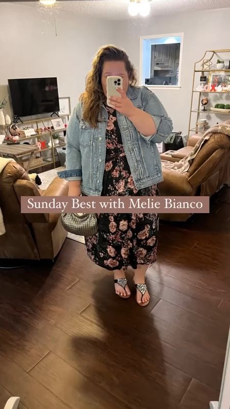 
Prepping for the weekend with my Sunday best outfit. Bring along my new  Drew @meliebianco bag. The pewter color really makes this outfit! I love the bow on the top for a fun addition! #ad #meliebianco #sundaybest 

#LTKitbag #LTKcurves