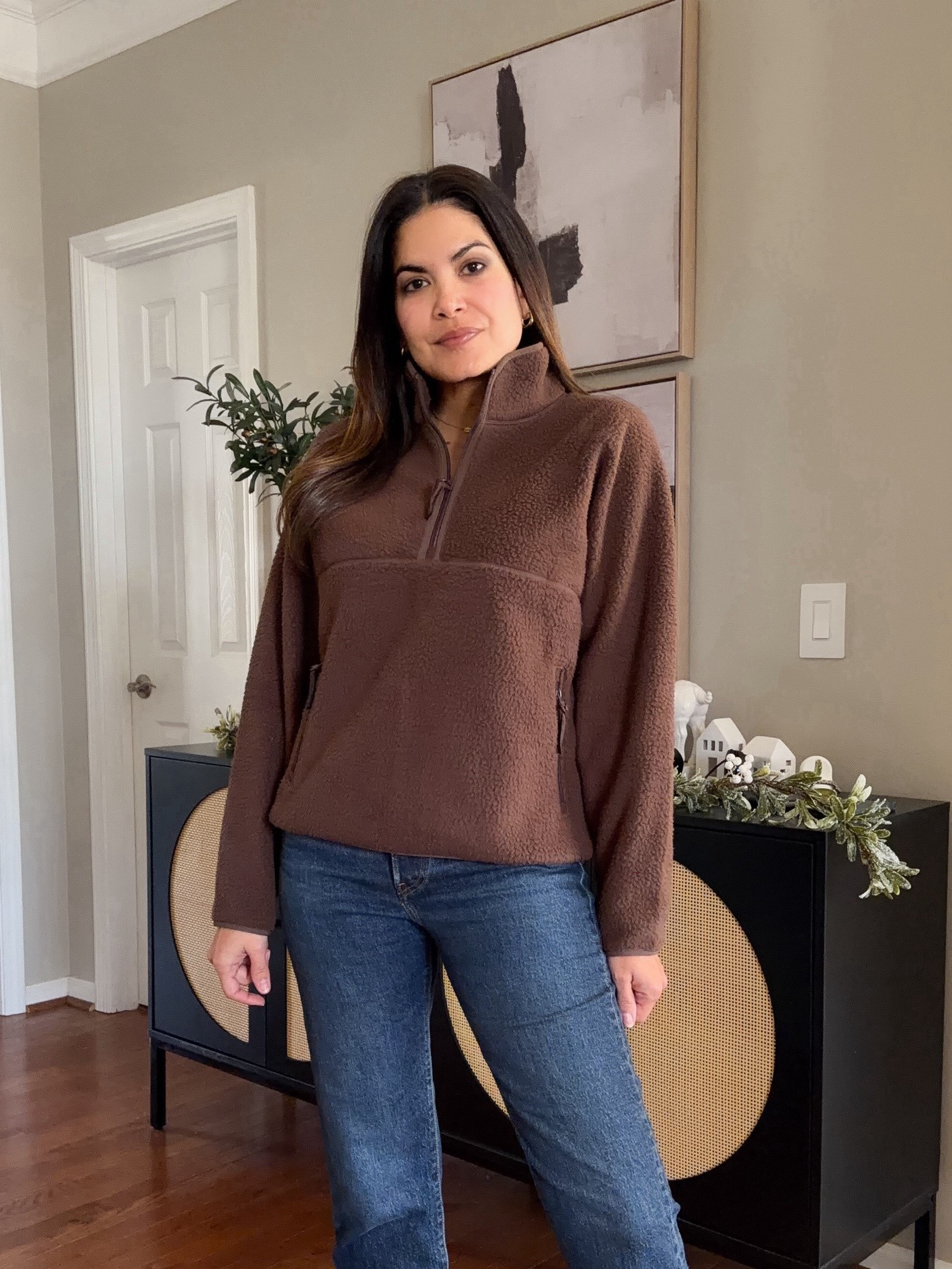 Fleece Chic! I'm obsessed with this fuzzy fleece pullover. Perfect for this season, it's both cozy and stylish. The cropped design and half zip add a modern touch. Such a comfy choice for layering! Comes in several colors  

#LTKootd #LTKSeasonal #LTKFindsUnder50