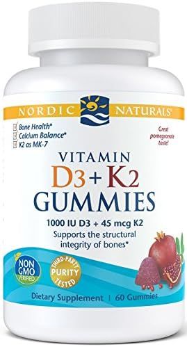 Nordic Naturals Vitamin D3 Plus K2 Gummies - Vitamin D3 from Natural Cholecalciferol for Optimal ... | Amazon (US)