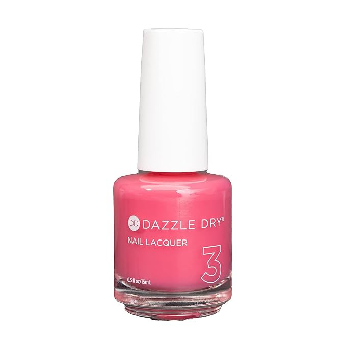 Dazzle Dry Nail Lacquer (Step 3) - Raspberry Crème - A light raspberry milkshake. Full coverage ... | Amazon (US)