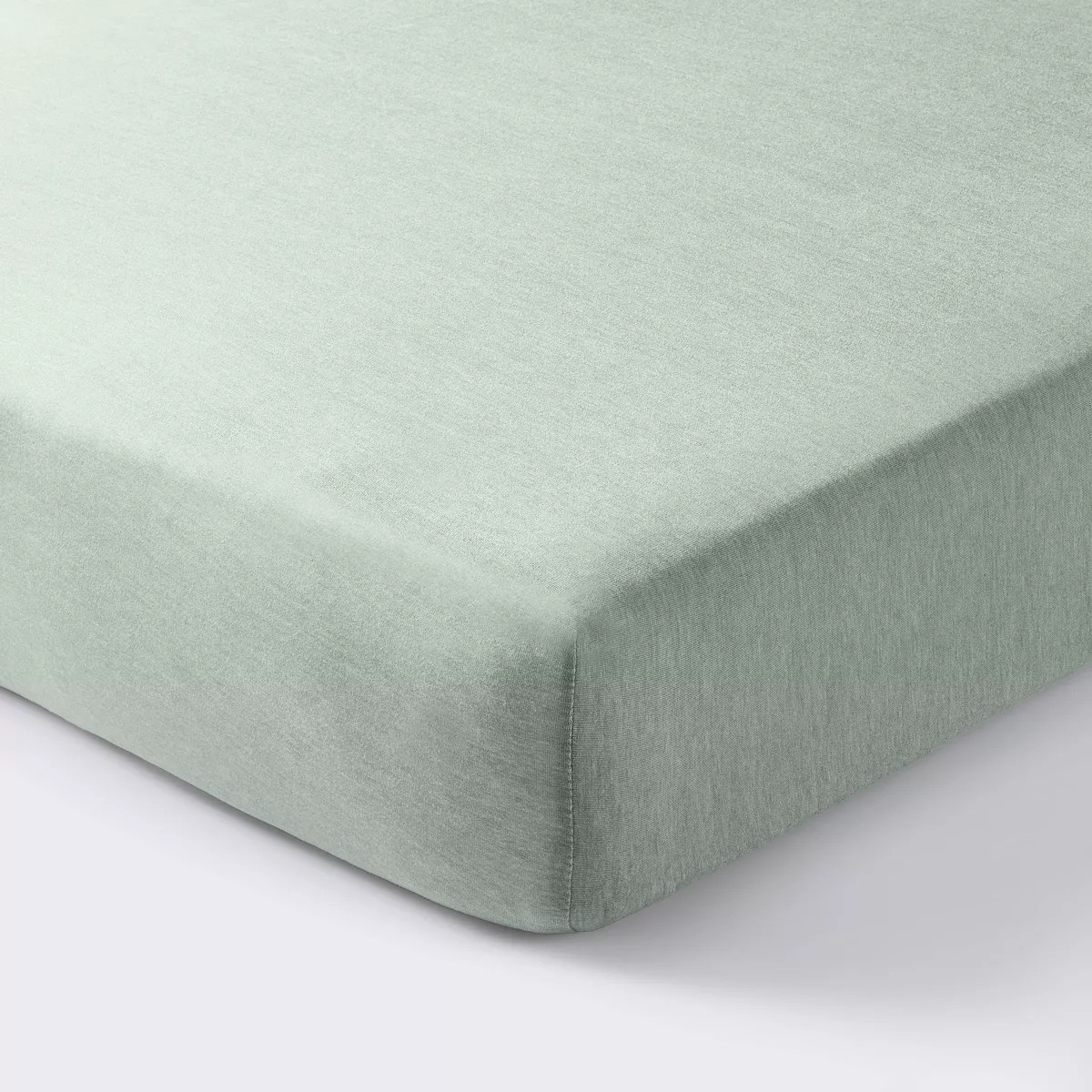 Polyester Rayon Fitted Crib Sheet - Green - Cloud Island™ | Target