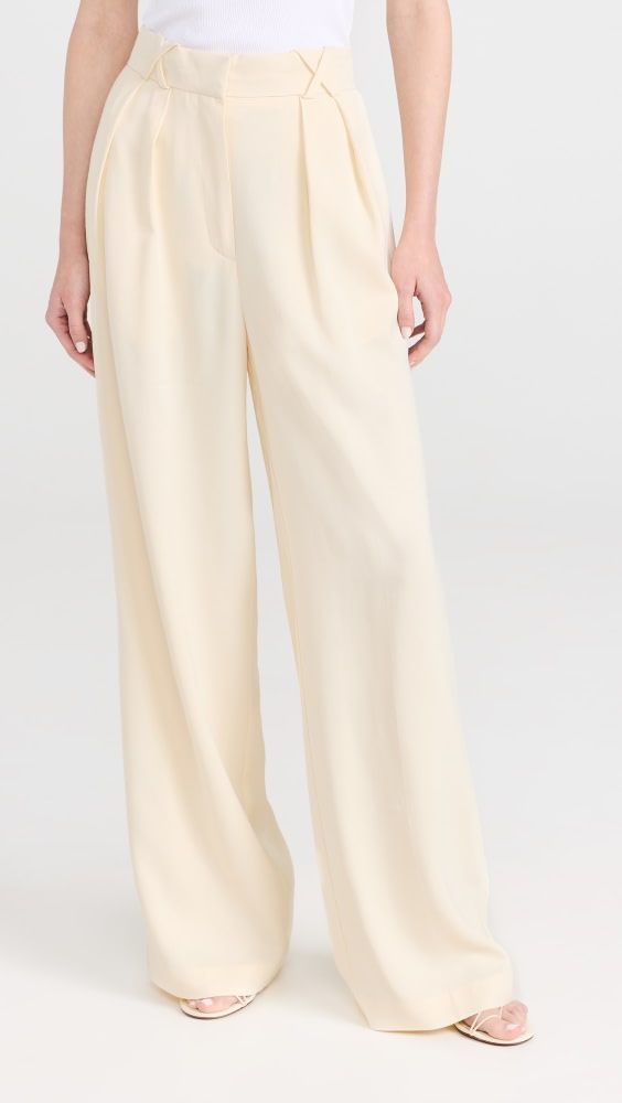 Róhe Wide Leg Tailored Trousers | Shopbop | Shopbop