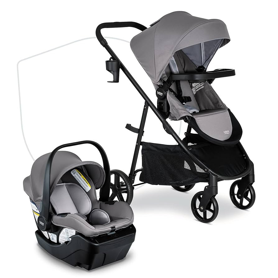 Britax Willow Brook Baby Travel System, Infant Car Seat and Stroller Combo with Aspen Base, Click... | Amazon (US)
