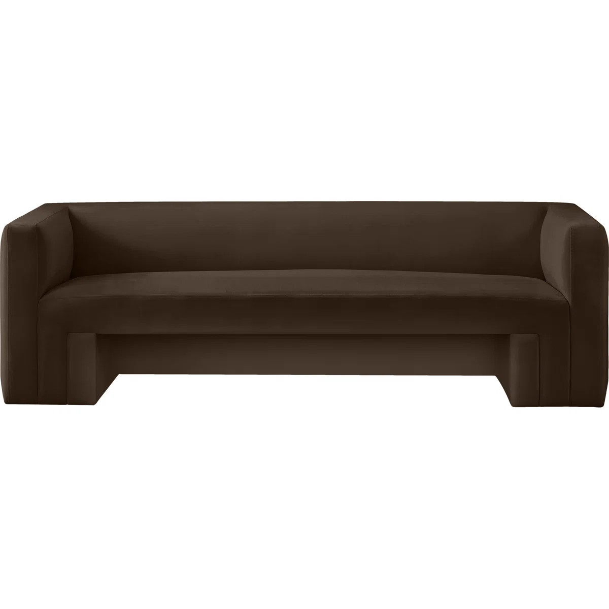 89.5" Velvet Square Arm Sofa | Wayfair North America