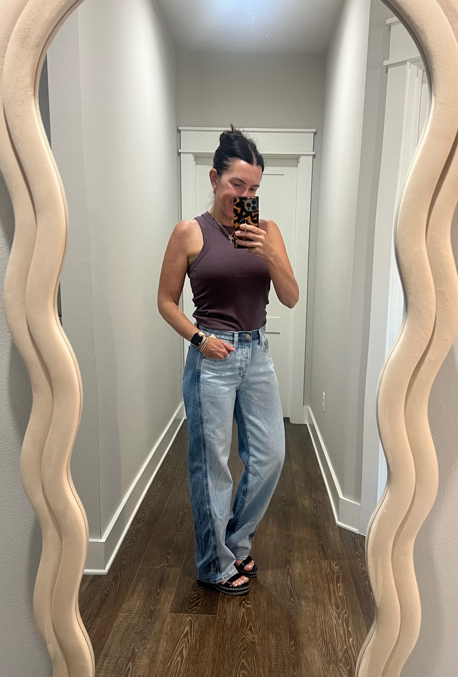 The two toned jeans you need!  