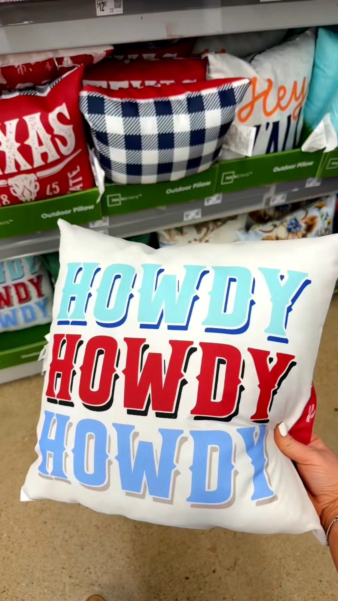 Western Outdoor Pillows at Walmart and they brought back one of my favorites from last year!! 🤠🌵🤍 #walmart #walmartfinds #western #westernhome #westernfinds 

#LTKSaleAlert #LTKSeasonal #LTKHome