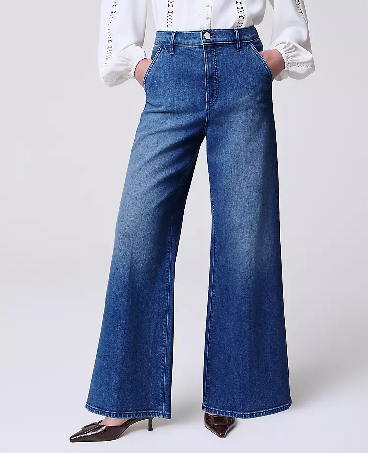 The Petite Denim Trouser | Ann Taylor