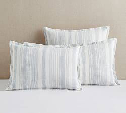 Hawthorn Striped Cotton Sham | Pottery Barn (US)