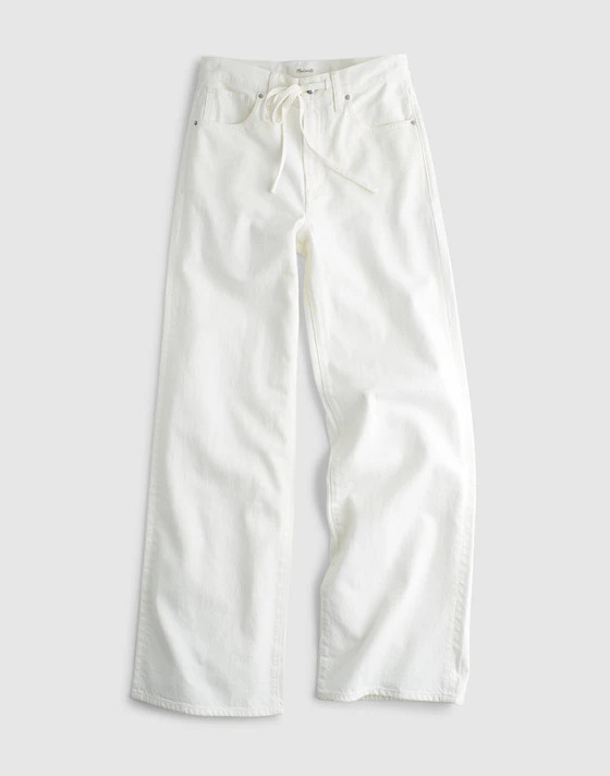 The Ultimate Wide-Leg Jean in Tile White | Madewell
