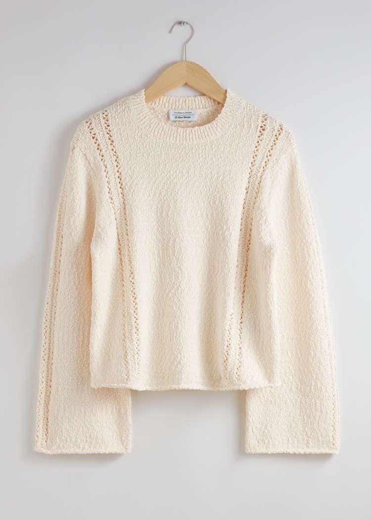 Oversized Textured Sweater | & Other Stories US