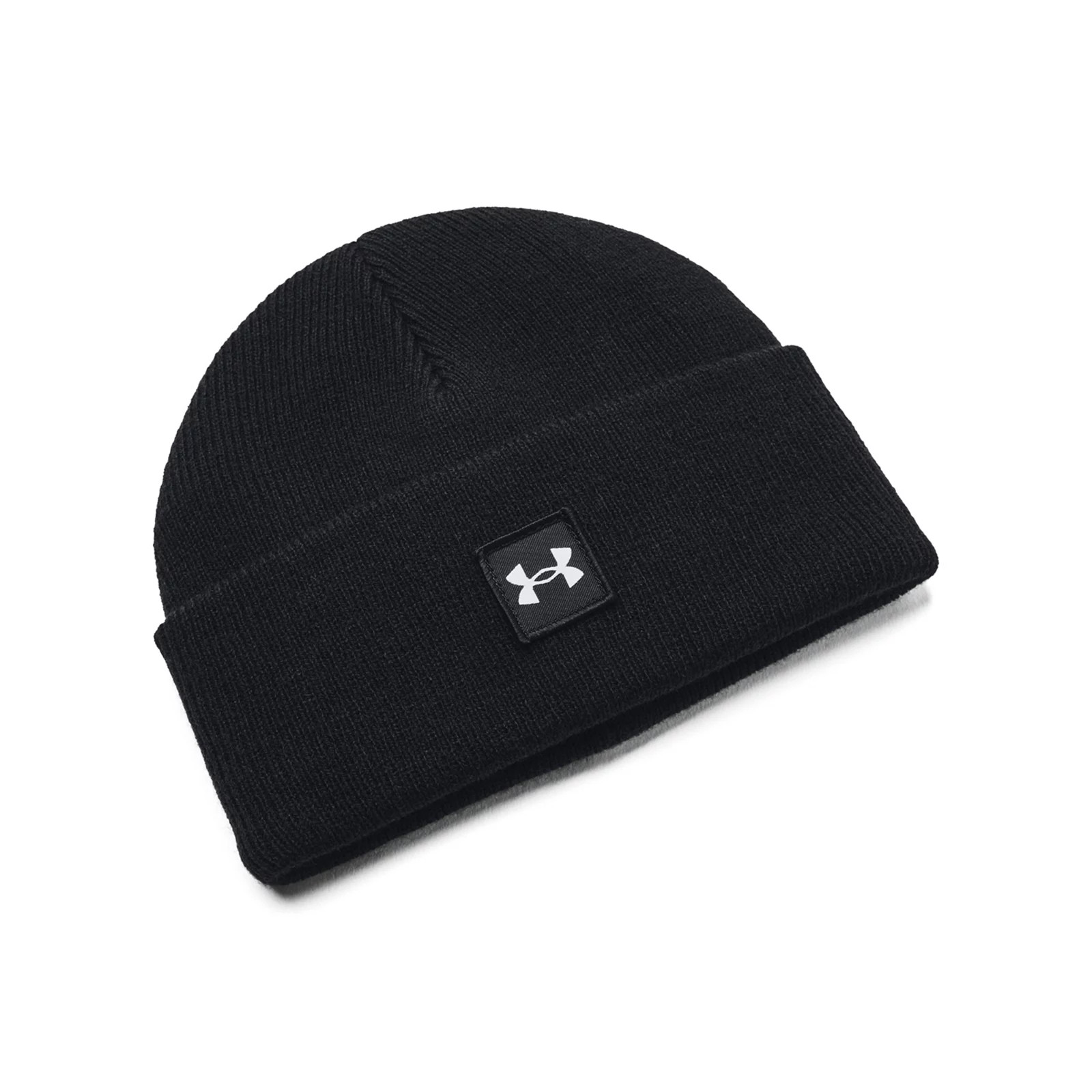 Men's Under Armour Halftime Shallow Cuff Beanie, Size: FITS MOST, Black White | Kohl's