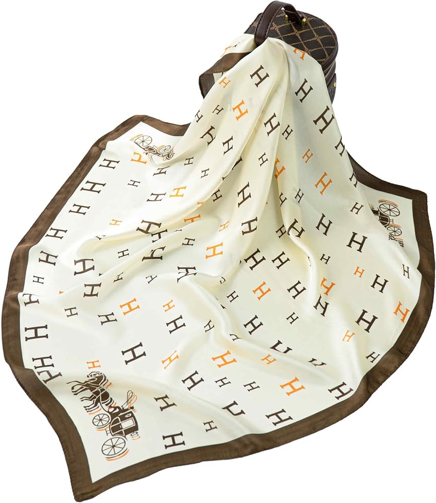 Women's Breathable Scarf, Nanoscale Silk Texture & Bio-Fabric Technology, 3D layered printing,Big... | Amazon (US)