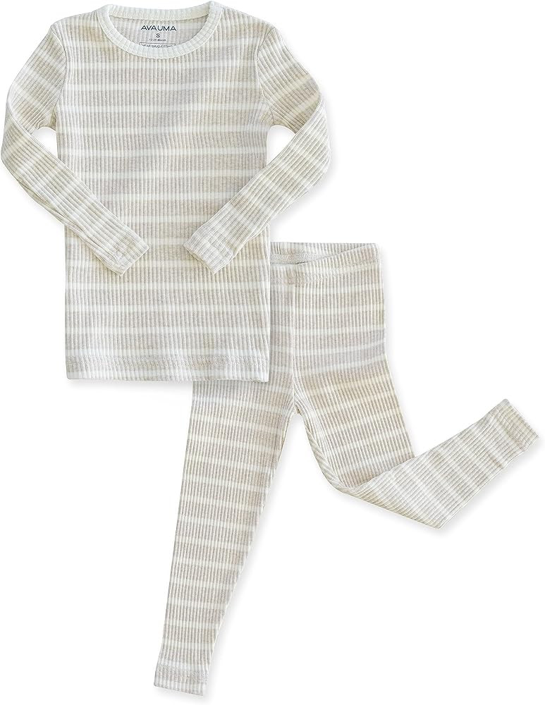 AVAUMA Baby Boys Girls Pajama Set 6M-7T Kids Cute Toddler Snug fit Pjs Cotton Sleepwear | Amazon (US)