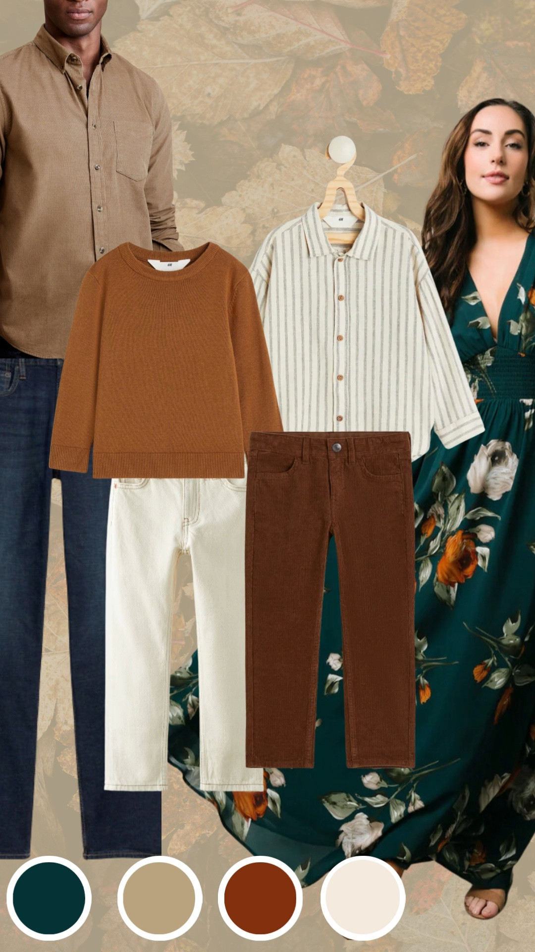 Fall family styling - mom in a bold floral with rich jewel tones 

#LTKplussize #LTKstyletip #LTKmidsize