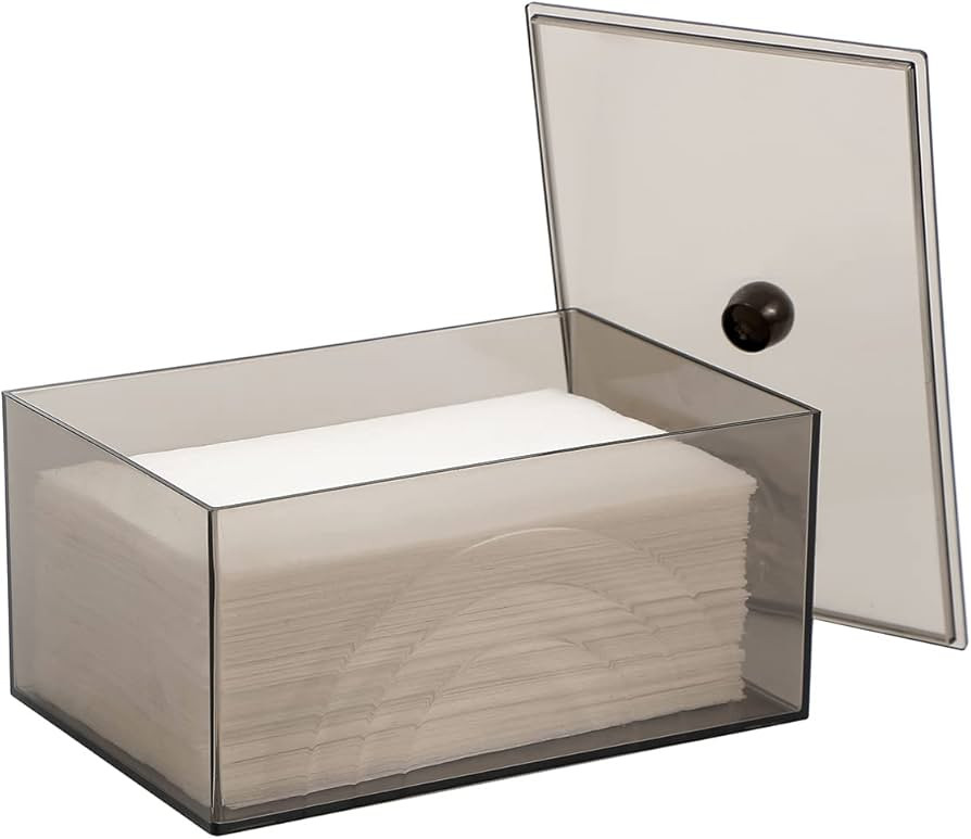 zoocatia Laundry Dryer Sheet Holder Clear Detergent Pods Container Dryer Balls Dispenser with Lid... | Amazon (US)