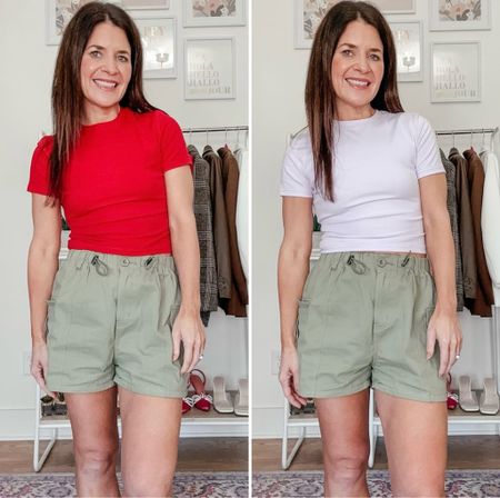 AMAZON- Casual outfit idea

Shorts, cargo shorts, stretchy waist shorts, crewneck short sleeve shirt, fitted tshirt, casual look, spring look, everyday outfit 



#LTKfindsunder100 #LTKstyletip #LTKfindsunder50
