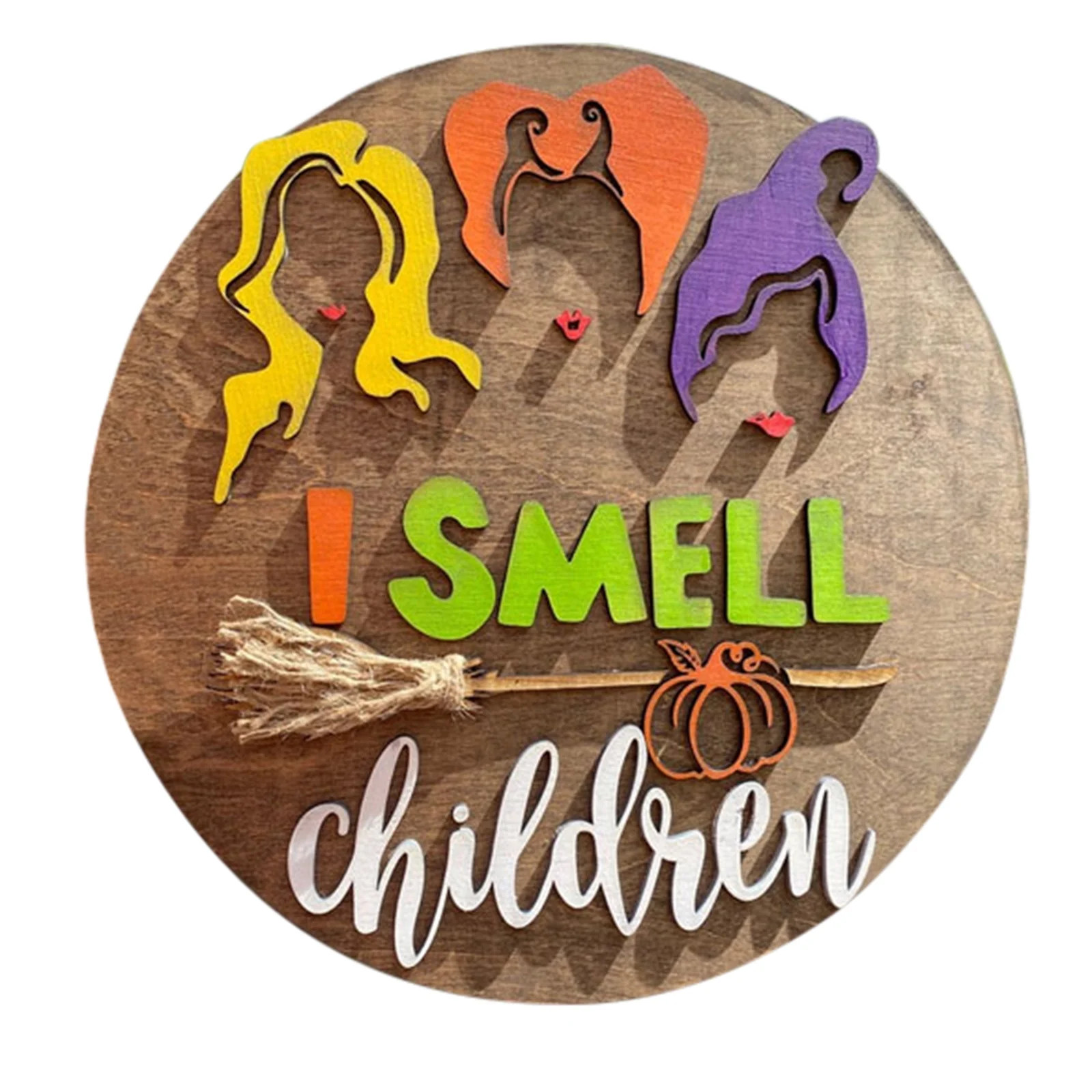 Halloween Decorations Funny Welcome Door Hanger Personalized It'S Just A Bunch Of (Hocus Pocus) D... | Walmart (US)