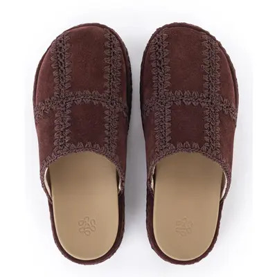 The Sak Bryn Slip On Clog in Mahogany Patch at Nordstrom, Size 8 | Nordstrom